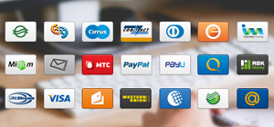 29 иконок платежных систем